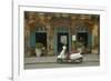 Vespa scooter and The Hill Station Deli and Boutique, Hoi An, Vietnam-David Wall-Framed Photographic Print