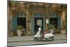 Vespa scooter and The Hill Station Deli and Boutique, Hoi An, Vietnam-David Wall-Mounted Photographic Print