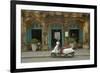 Vespa scooter and The Hill Station Deli and Boutique, Hoi An, Vietnam-David Wall-Framed Photographic Print