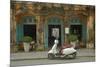 Vespa scooter and The Hill Station Deli and Boutique, Hoi An, Vietnam-David Wall-Mounted Photographic Print