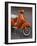 Vespa Scooter, Llanes, Spain-Walter Bibikow-Framed Photographic Print