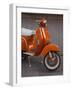 Vespa Scooter, Llanes, Spain-Walter Bibikow-Framed Photographic Print