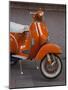 Vespa Scooter, Llanes, Spain-Walter Bibikow-Mounted Photographic Print