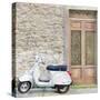 Vespa with Porte Vecchio-Tosh-Stretched Canvas
