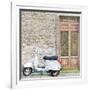 Vespa with Porte Vecchio-Tosh-Framed Art Print