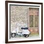 Vespa with Porte Vecchio-Tosh-Framed Art Print