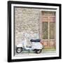 Vespa with Porte Vecchio-Tosh-Framed Art Print