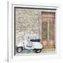 Vespa with Porte Vecchio-Tosh-Framed Art Print