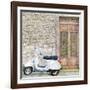 Vespa with Porte Vecchio-Tosh-Framed Art Print