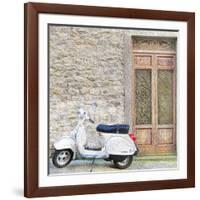 Vespa with Porte Vecchio-Tosh-Framed Art Print