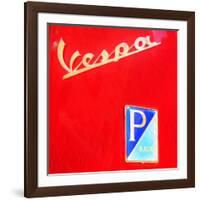 Vespa-Tosh-Framed Art Print