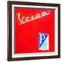 Vespa-Tosh-Framed Art Print