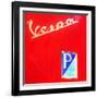 Vespa-Tosh-Framed Art Print