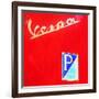 Vespa-Tosh-Framed Art Print