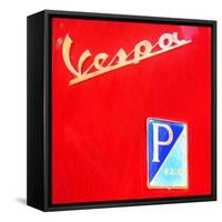 Vespa-Tosh-Framed Stretched Canvas