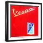 Vespa-Tosh-Framed Art Print