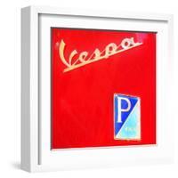 Vespa-Tosh-Framed Art Print