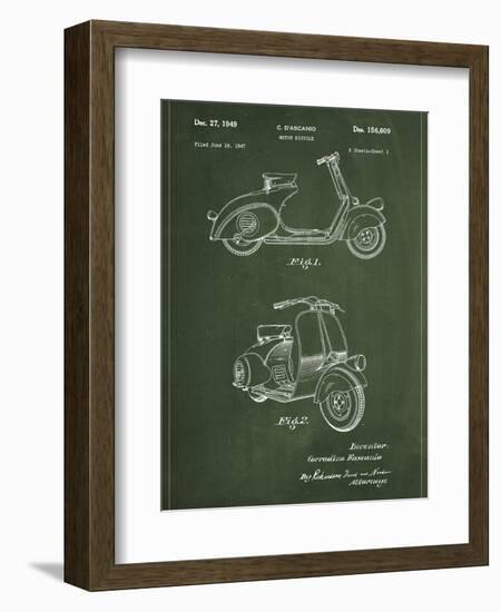 Vespa-Patent-Framed Art Print