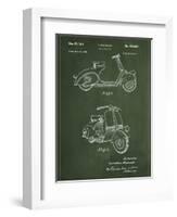 Vespa-Patent-Framed Art Print