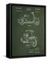 Vespa-Patent-Framed Stretched Canvas