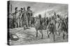 Vespasian Rescued by His Son Titus, Illustration from 'Hutchinson's History of the Nations', c.1910-Richard Caton Woodville-Stretched Canvas