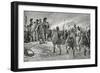 Vespasian Rescued by His Son Titus, Illustration from 'Hutchinson's History of the Nations', c.1910-Richard Caton Woodville-Framed Giclee Print