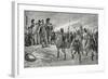 Vespasian Rescued by His Son Titus, Illustration from 'Hutchinson's History of the Nations', c.1910-Richard Caton Woodville-Framed Giclee Print