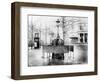 Vespasienne (Public Urinal) on the Grands Boulevards, Paris, C.1900 (B/W Photo)-French Photographer-Framed Giclee Print
