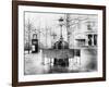 Vespasienne (Public Urinal) on the Grands Boulevards, Paris, C.1900 (B/W Photo)-French Photographer-Framed Giclee Print