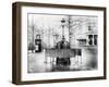 Vespasienne (Public Urinal) on the Grands Boulevards, Paris, C.1900 (B/W Photo)-French Photographer-Framed Giclee Print