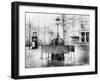 Vespasienne (Public Urinal) on the Grands Boulevards, Paris, C.1900 (B/W Photo)-French Photographer-Framed Giclee Print