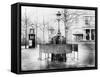 Vespasienne (Public Urinal) on the Grands Boulevards, Paris, C.1900 (B/W Photo)-French Photographer-Framed Stretched Canvas