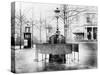 Vespasienne (Public Urinal) on the Grands Boulevards, Paris, C.1900 (B/W Photo)-French Photographer-Stretched Canvas