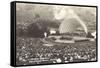 Vesper Service at Hollywood Bowl, Los Angeles, California-null-Framed Stretched Canvas