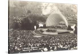 Vesper Service at Hollywood Bowl, Los Angeles, California-null-Stretched Canvas