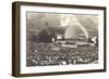 Vesper Service at Hollywood Bowl, Los Angeles, California-null-Framed Art Print