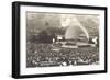 Vesper Service at Hollywood Bowl, Los Angeles, California-null-Framed Art Print