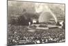 Vesper Service at Hollywood Bowl, Los Angeles, California-null-Mounted Art Print