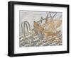 Vessel Being Attacked by Whale. France, Late 16th Century-null-Framed Giclee Print