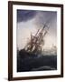 Vessel Entering Port of Cette, 1757-Claude Joseph Vernet-Framed Giclee Print