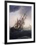 Vessel Entering Port of Cette, 1757-Claude Joseph Vernet-Framed Giclee Print