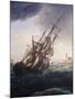Vessel Entering Port of Cette, 1757-Claude Joseph Vernet-Mounted Giclee Print