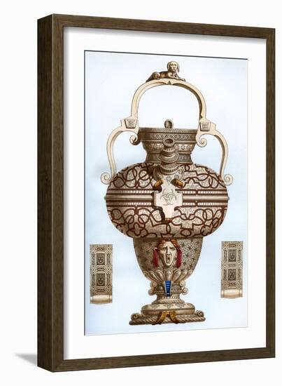 Vessel of Henri II Ware, 16th Century-Franz Kellerhoven-Framed Giclee Print