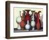 Vessels in Time and Space, Vermillion, Naples-Brian Irving-Framed Giclee Print