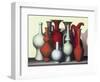 Vessels in Time and Space, Vermillion, Naples-Brian Irving-Framed Giclee Print