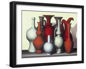 Vessels in Time and Space, Vermillion, Naples-Brian Irving-Framed Giclee Print