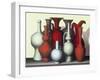 Vessels in Time and Space, Vermillion, Naples-Brian Irving-Framed Giclee Print