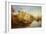 Vessels Moored at the Steps of a Moorish Palace-James Webb-Framed Giclee Print