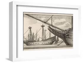 Vessels of the Dutch West India Company-Wenceslaus Hollar-Framed Photographic Print