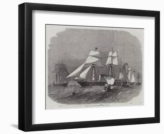 Vessels of the New Imperial Chinese Squadron-Edwin Weedon-Framed Premium Giclee Print